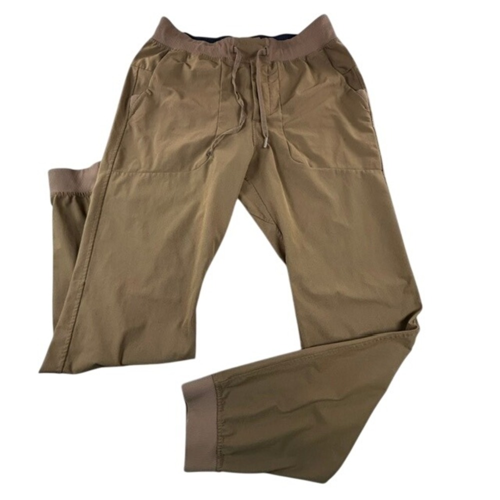 Lululemon ABC Joggers Tall Elastic Waist Drawstring Men's LG Brown Pants